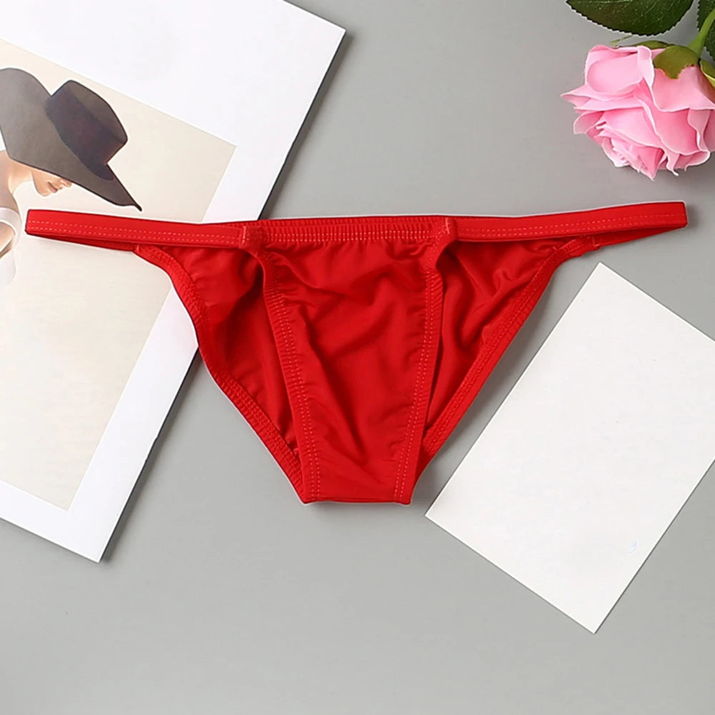 For Casual Wear Breathable Briefs Lightweight Quick Drying Panties Quick Drying Underwear Black Solid Color Pattern