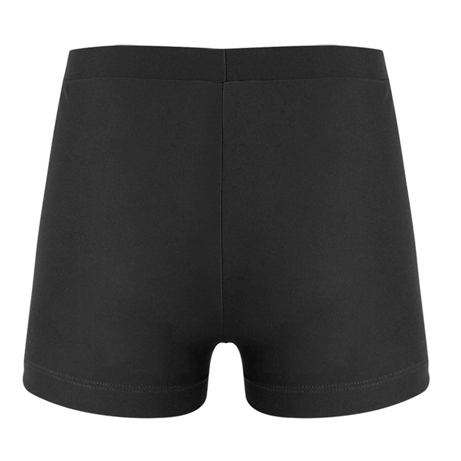 Child Girls Quick-dry Swimming Trunks Elastic Waistband Solid Color Swimwear Shorts Swimsuit Beach Pool Hot Spring Bathing Suit