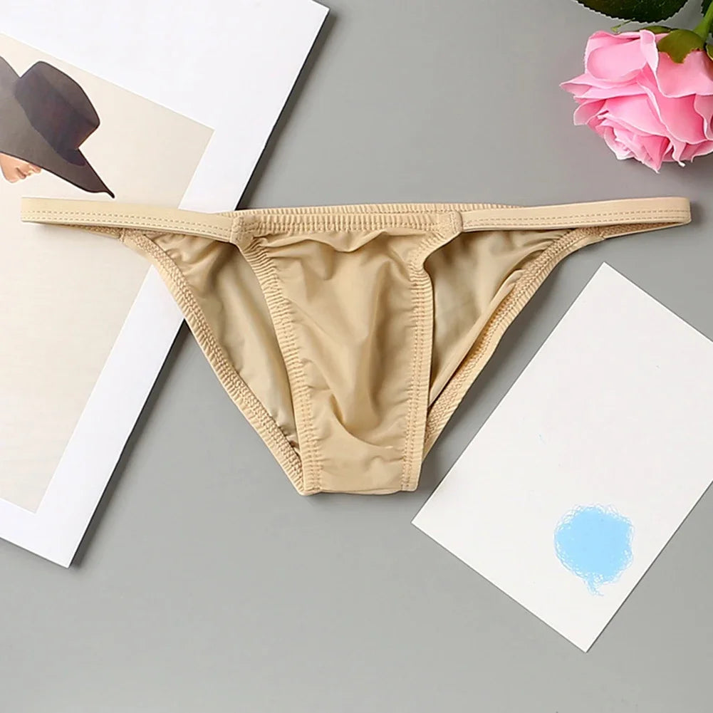 For Casual Wear Breathable Briefs Lightweight Quick Drying Panties Quick Drying Underwear Black Solid Color Pattern