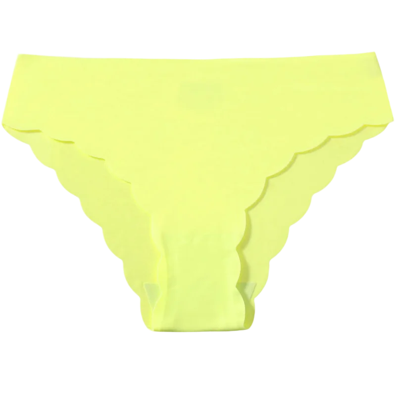 Meet’r Women's Seamless Quick Drying Panties Underwear Sexy Ice Silk Lingerie For Ladies Low Waist Sports Yoga Triangle Briefs