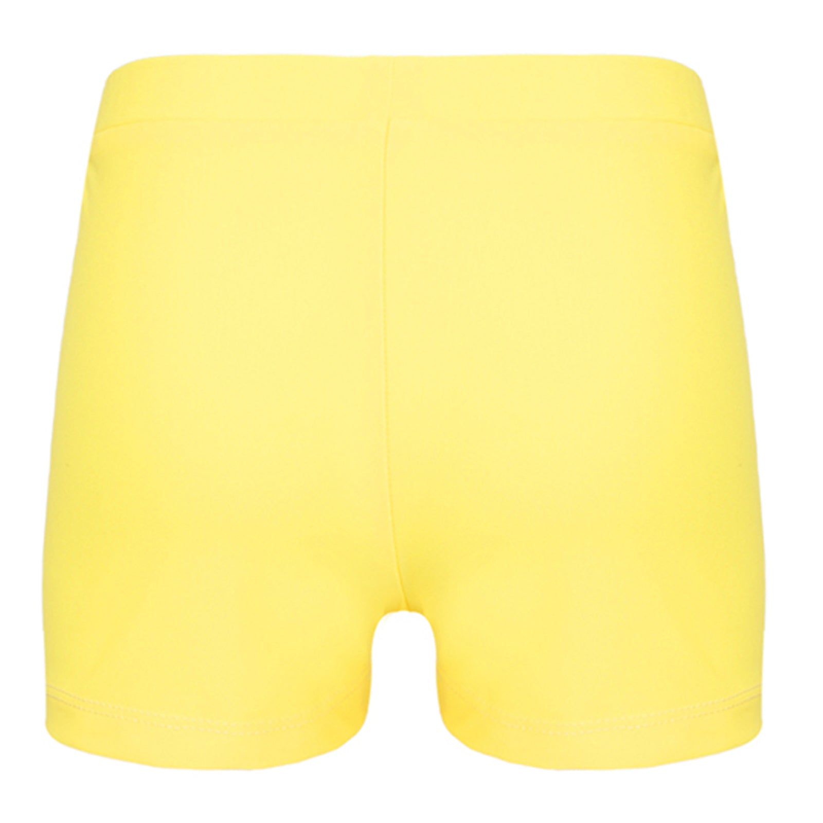 Child Girls Quick-dry Swimming Trunks Elastic Waistband Solid Color Swimwear Shorts Swimsuit Beach Pool Hot Spring Bathing Suit