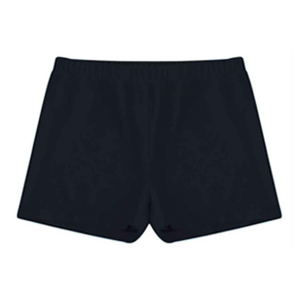 Child Girls Quick-dry Swimming Trunks Elastic Waistband Solid Color Swimwear Shorts Swimsuit Beach Pool Hot Spring Bathing Suit