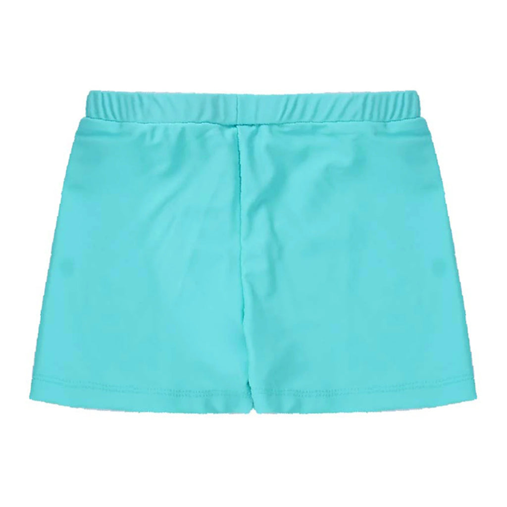 Child Girls Quick-dry Swimming Trunks Elastic Waistband Solid Color Swimwear Shorts Swimsuit Beach Pool Hot Spring Bathing Suit