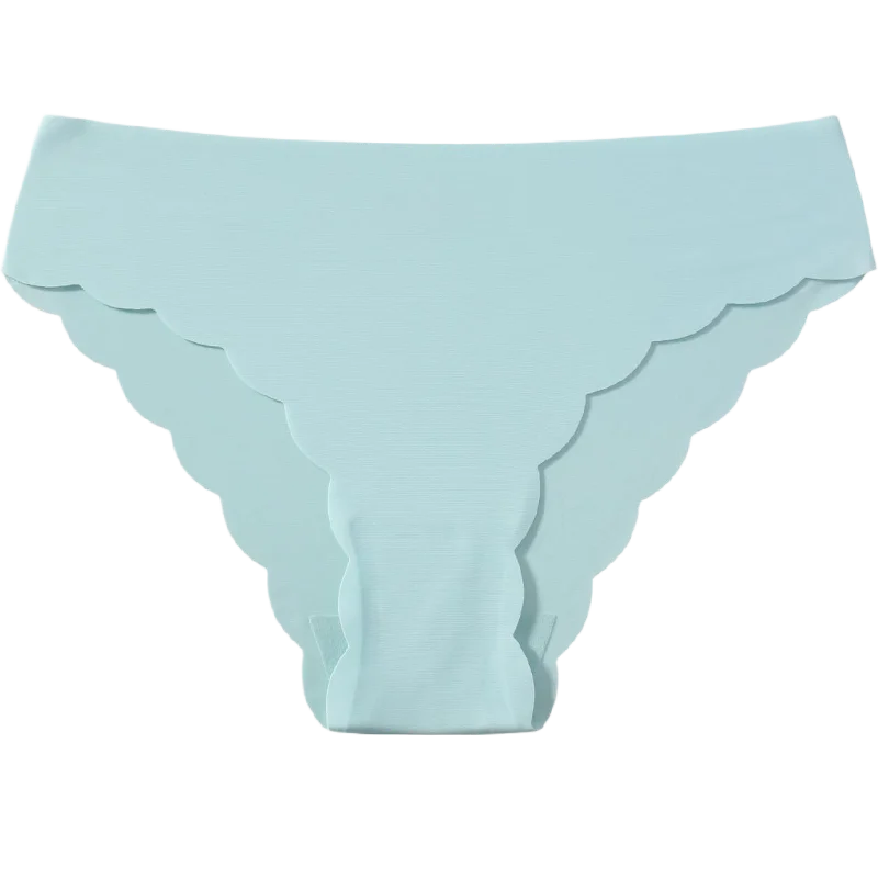 Meet’r Women's Seamless Quick Drying Panties Underwear Sexy Ice Silk Lingerie For Ladies Low Waist Sports Yoga Triangle Briefs