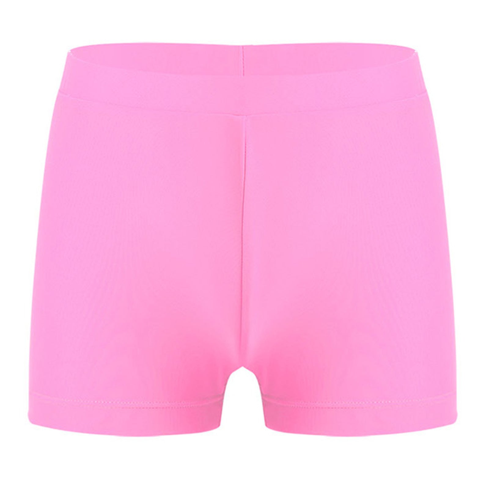 Child Girls Quick-dry Swimming Trunks Elastic Waistband Solid Color Swimwear Shorts Swimsuit Beach Pool Hot Spring Bathing Suit