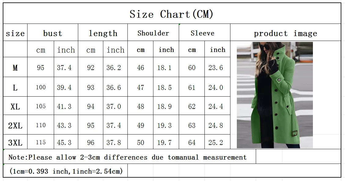 Wool Blend Women's Coat Outerwears Winter Warm Female Jackets Single Breasted Turn-down Collar Long Women's Clothes