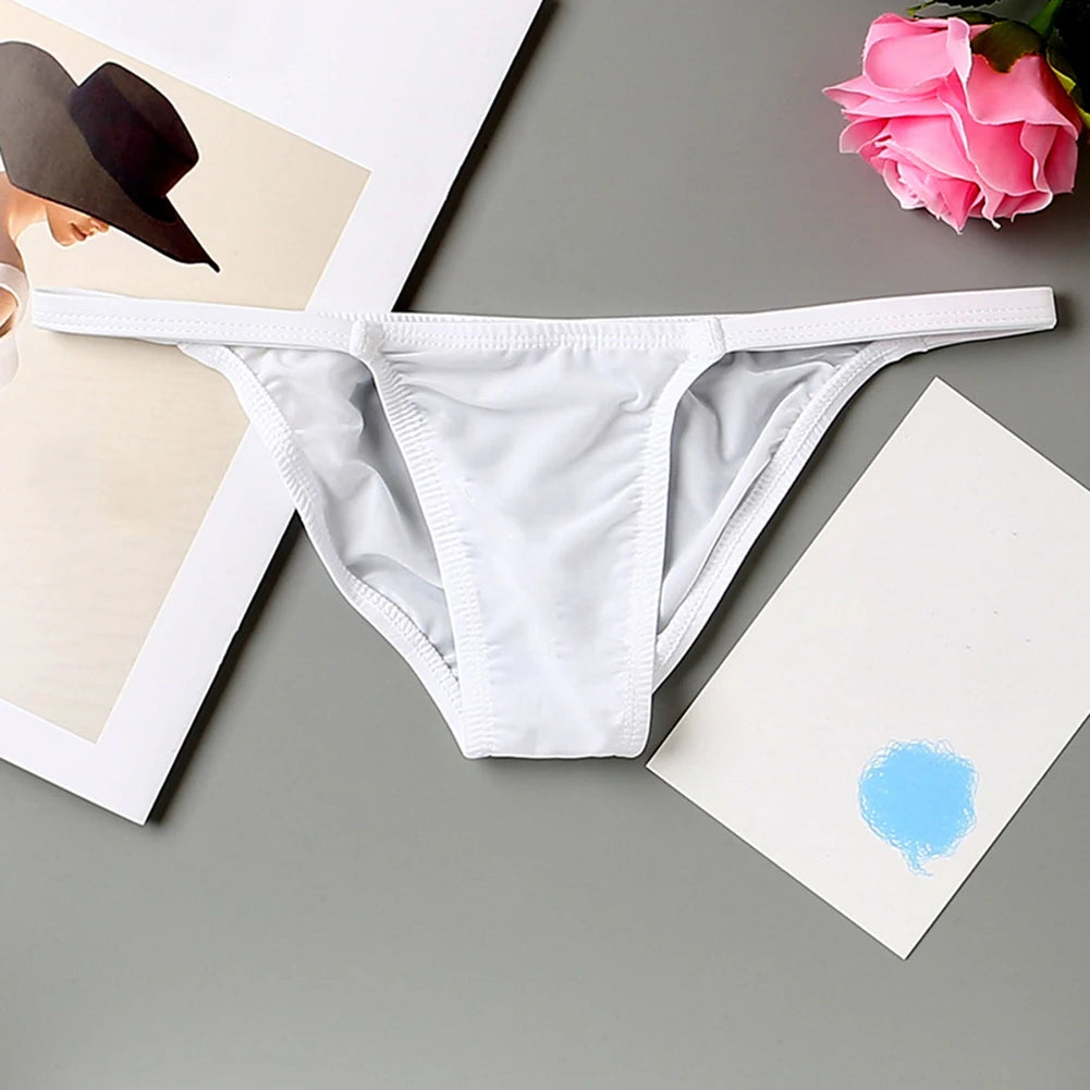 For Casual Wear Breathable Briefs Lightweight Quick Drying Panties Quick Drying Underwear Black Solid Color Pattern