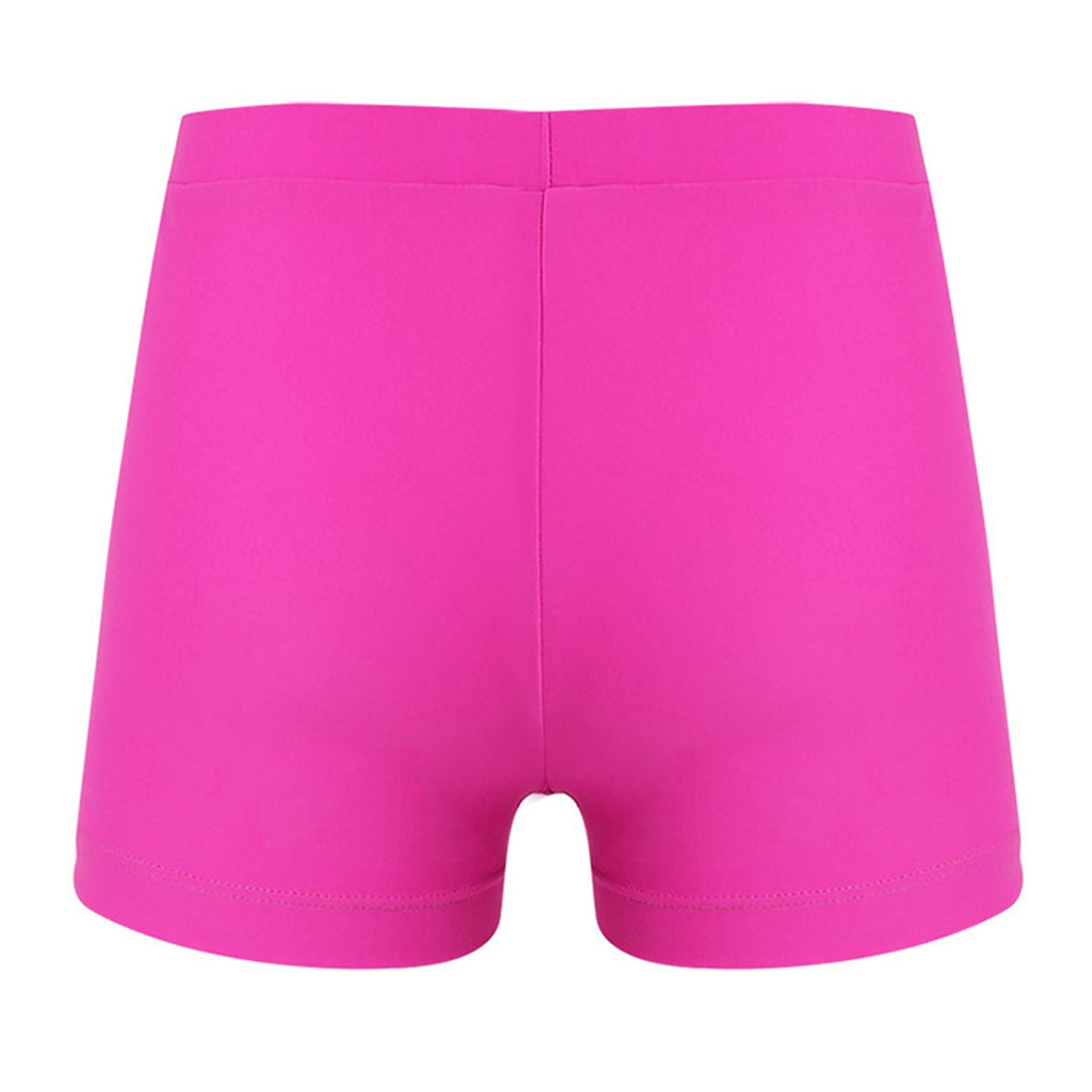 Child Girls Quick-dry Swimming Trunks Elastic Waistband Solid Color Swimwear Shorts Swimsuit Beach Pool Hot Spring Bathing Suit