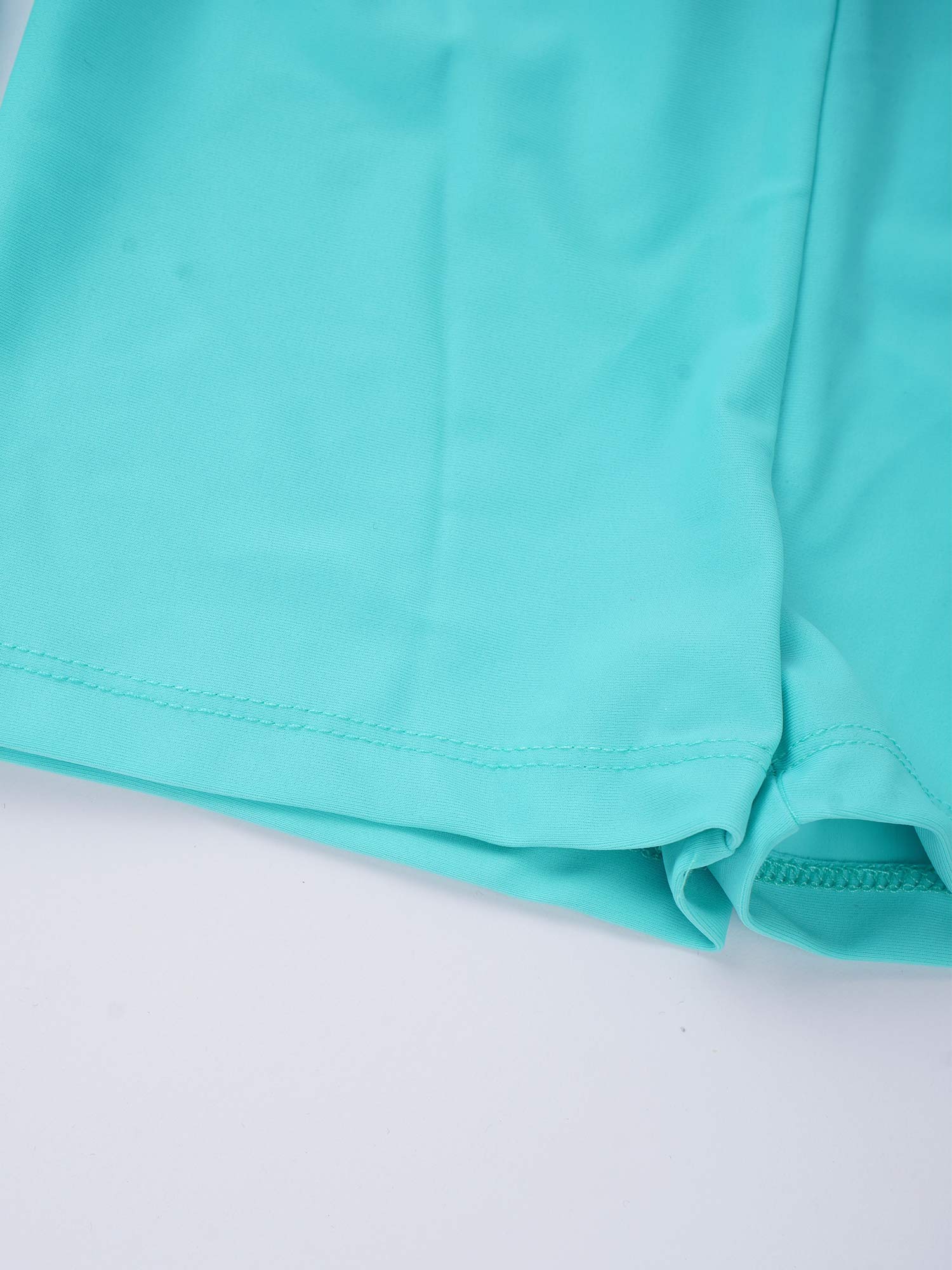 Child Girls Quick-dry Swimming Trunks Elastic Waistband Solid Color Swimwear Shorts Swimsuit Beach Pool Hot Spring Bathing Suit