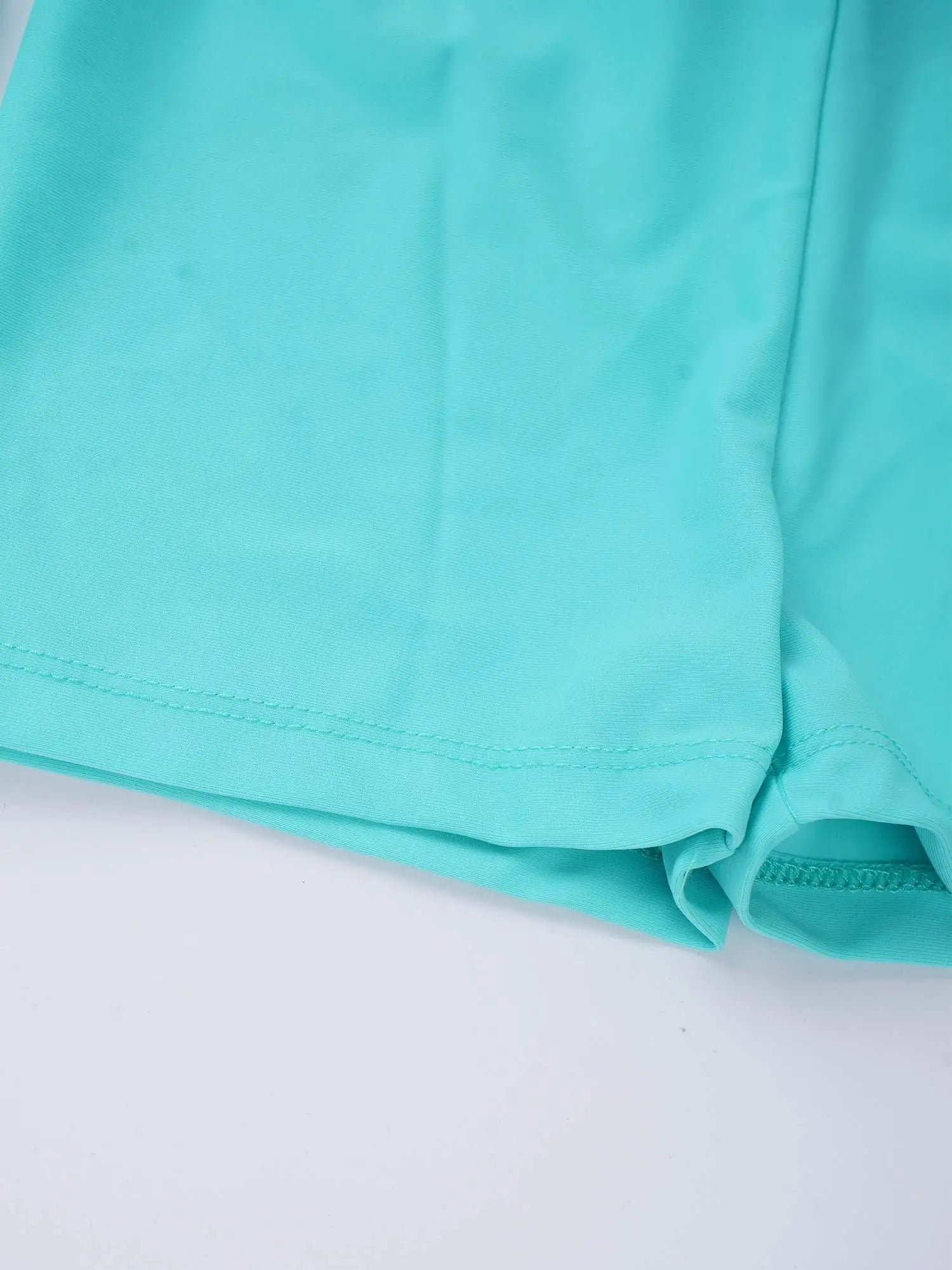 Child Girls Quick-dry Swimming Trunks Elastic Waistband Solid Color Swimwear Shorts Swimsuit Beach Pool Hot Spring Bathing Suit
