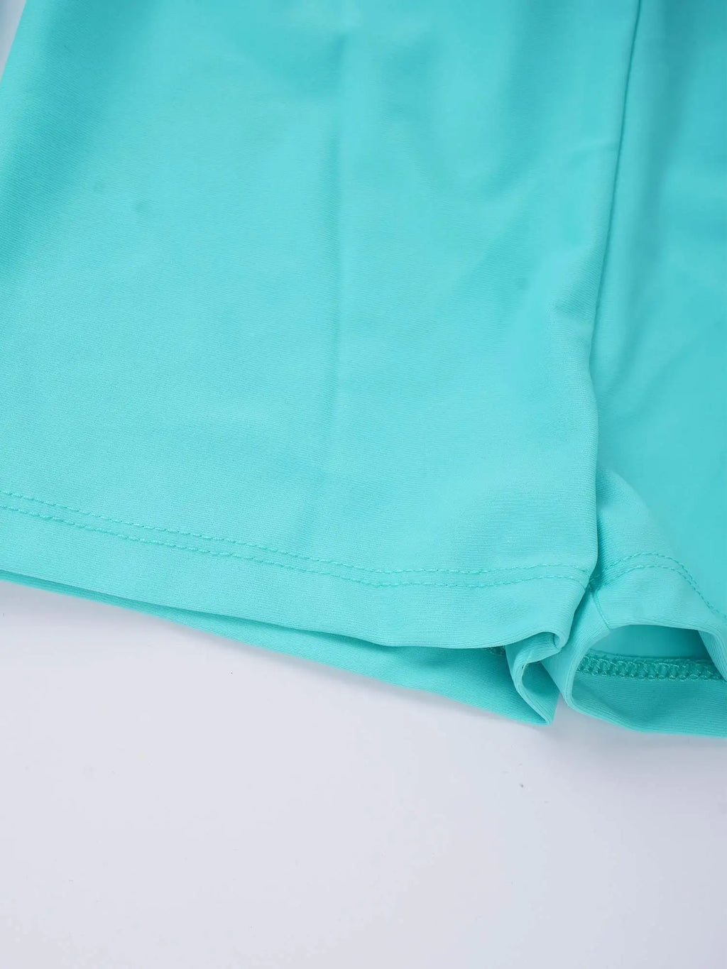 Child Girls Quick-dry Swimming Trunks Elastic Waistband Solid Color Swimwear Shorts Swimsuit Beach Pool Hot Spring Bathing Suit