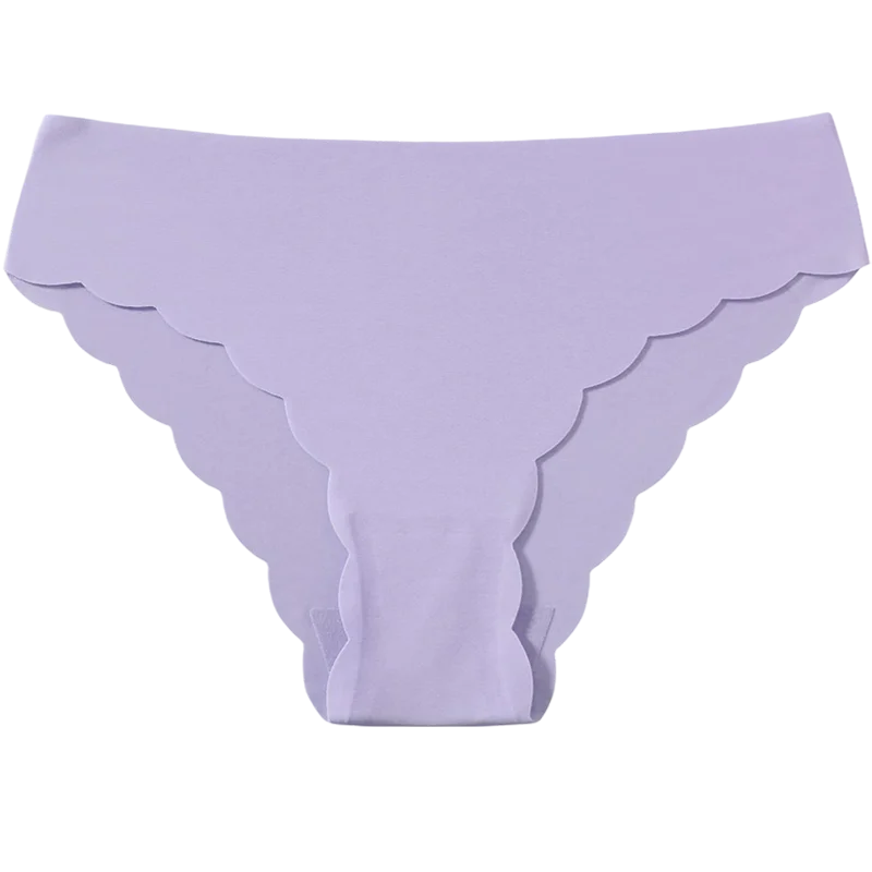 Meet’r Women's Seamless Quick Drying Panties Underwear Sexy Ice Silk Lingerie For Ladies Low Waist Sports Yoga Triangle Briefs