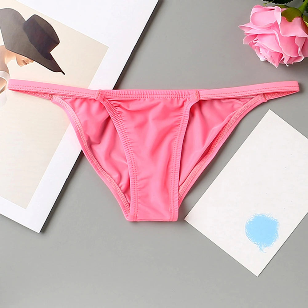 For Casual Wear Breathable Briefs Lightweight Quick Drying Panties Quick Drying Underwear Black Solid Color Pattern