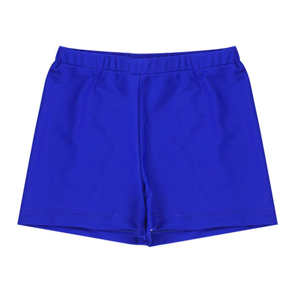 Child Girls Quick-dry Swimming Trunks Elastic Waistband Solid Color Swimwear Shorts Swimsuit Beach Pool Hot Spring Bathing Suit