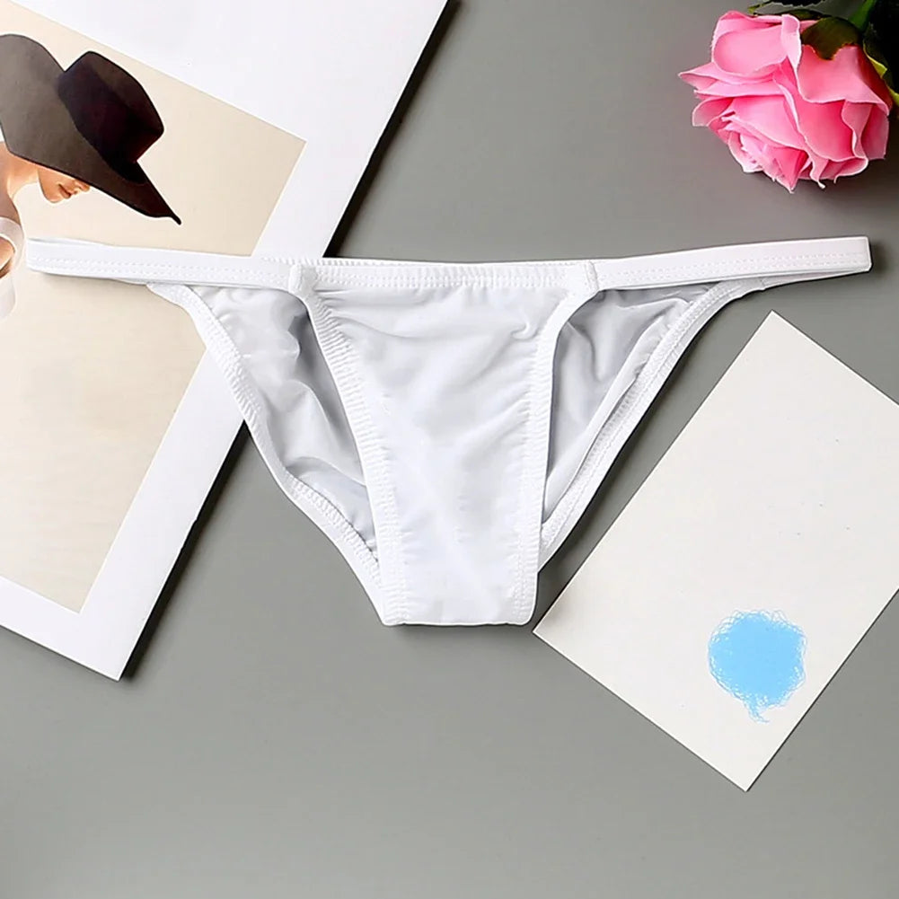For Casual Wear Breathable Briefs Lightweight Quick Drying Panties Quick Drying Underwear Black Solid Color Pattern
