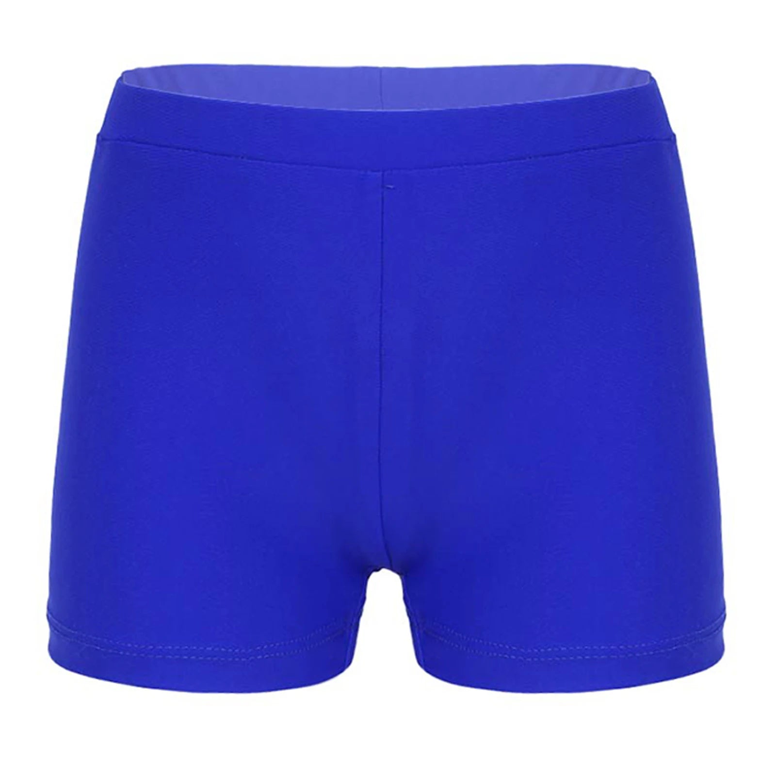 Child Girls Quick-dry Swimming Trunks Elastic Waistband Solid Color Swimwear Shorts Swimsuit Beach Pool Hot Spring Bathing Suit