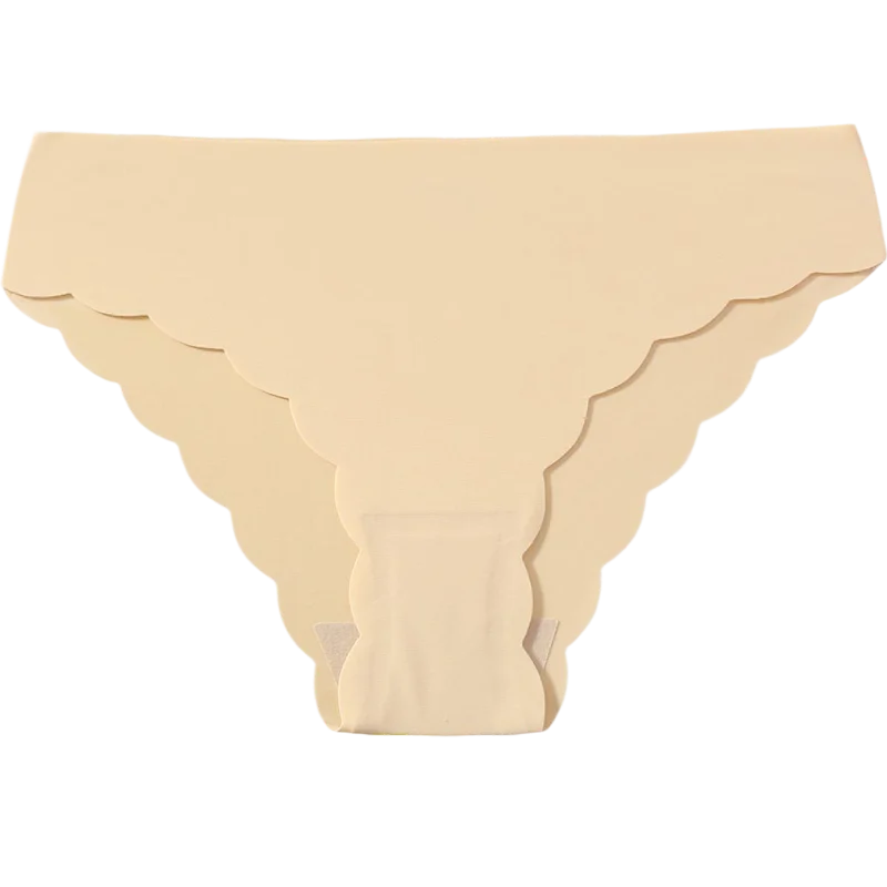 Meet’r Women's Seamless Quick Drying Panties Underwear Sexy Ice Silk Lingerie For Ladies Low Waist Sports Yoga Triangle Briefs