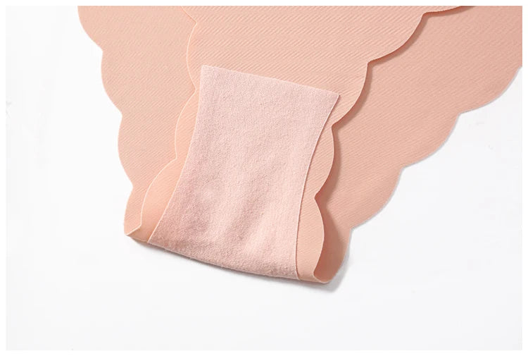Meet’r Women's Seamless Quick Drying Panties Underwear Sexy Ice Silk Lingerie For Ladies Low Waist Sports Yoga Triangle Briefs