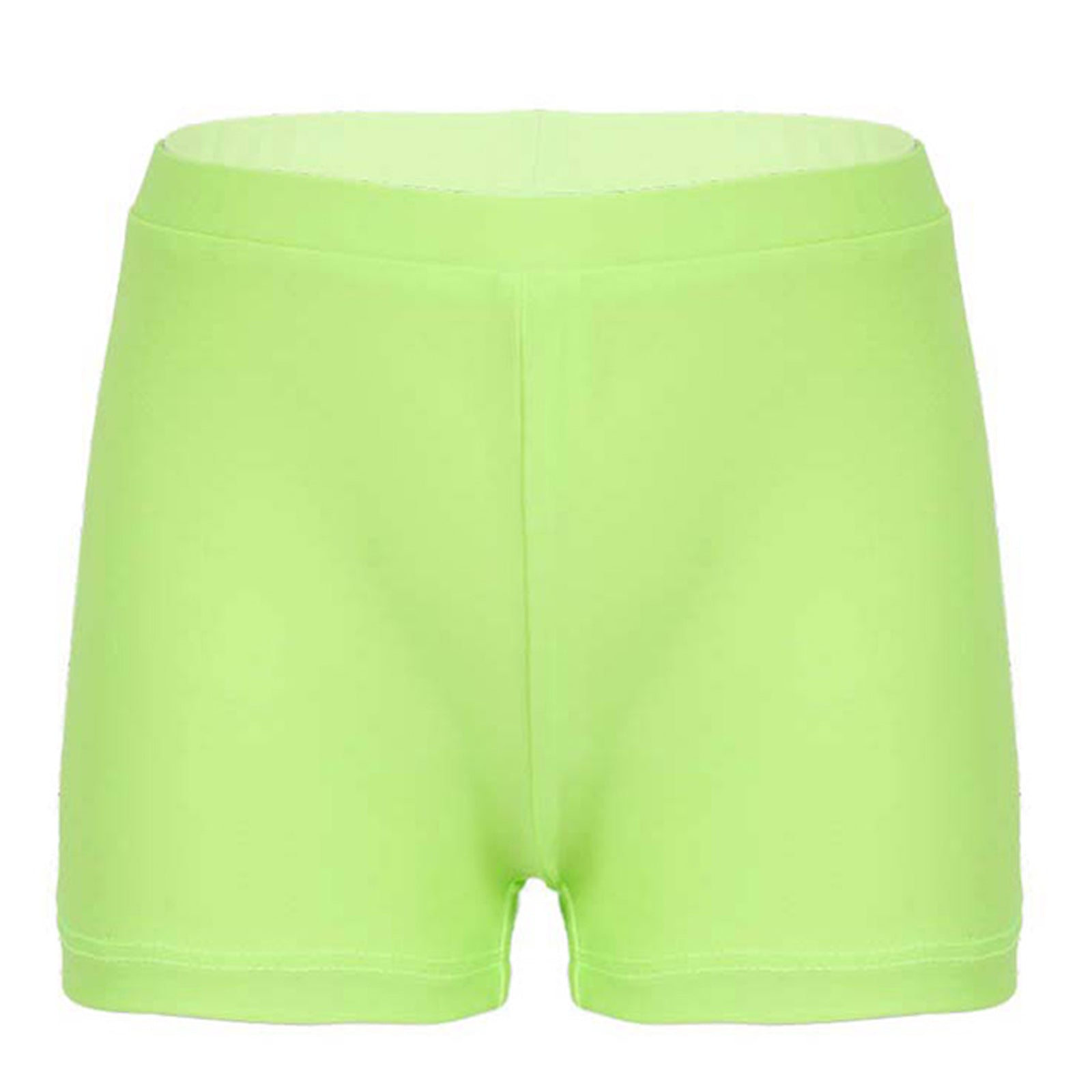 Child Girls Quick-dry Swimming Trunks Elastic Waistband Solid Color Swimwear Shorts Swimsuit Beach Pool Hot Spring Bathing Suit