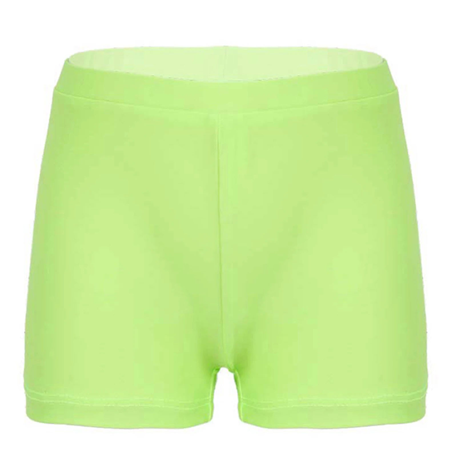 Child Girls Quick-dry Swimming Trunks Elastic Waistband Solid Color Swimwear Shorts Swimsuit Beach Pool Hot Spring Bathing Suit