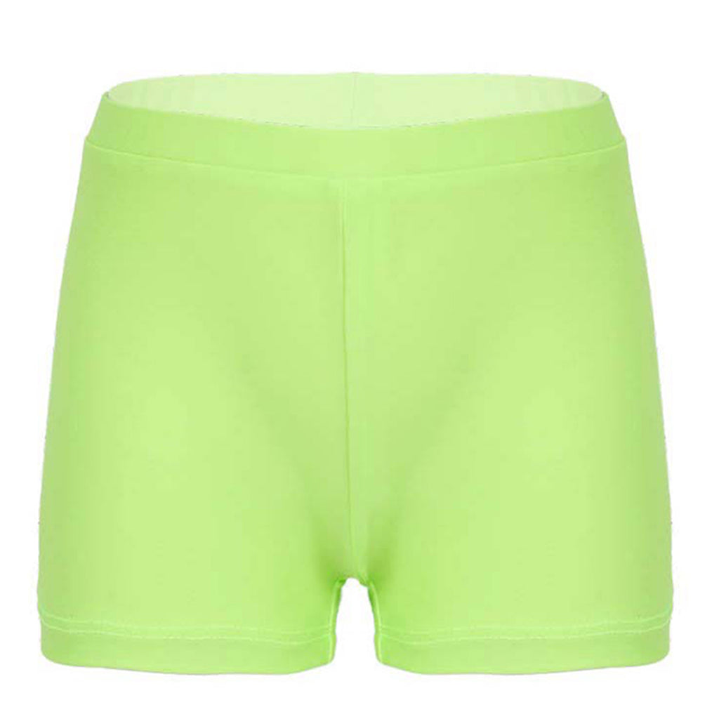 Child Girls Quick-dry Swimming Trunks Elastic Waistband Solid Color Swimwear Shorts Swimsuit Beach Pool Hot Spring Bathing Suit