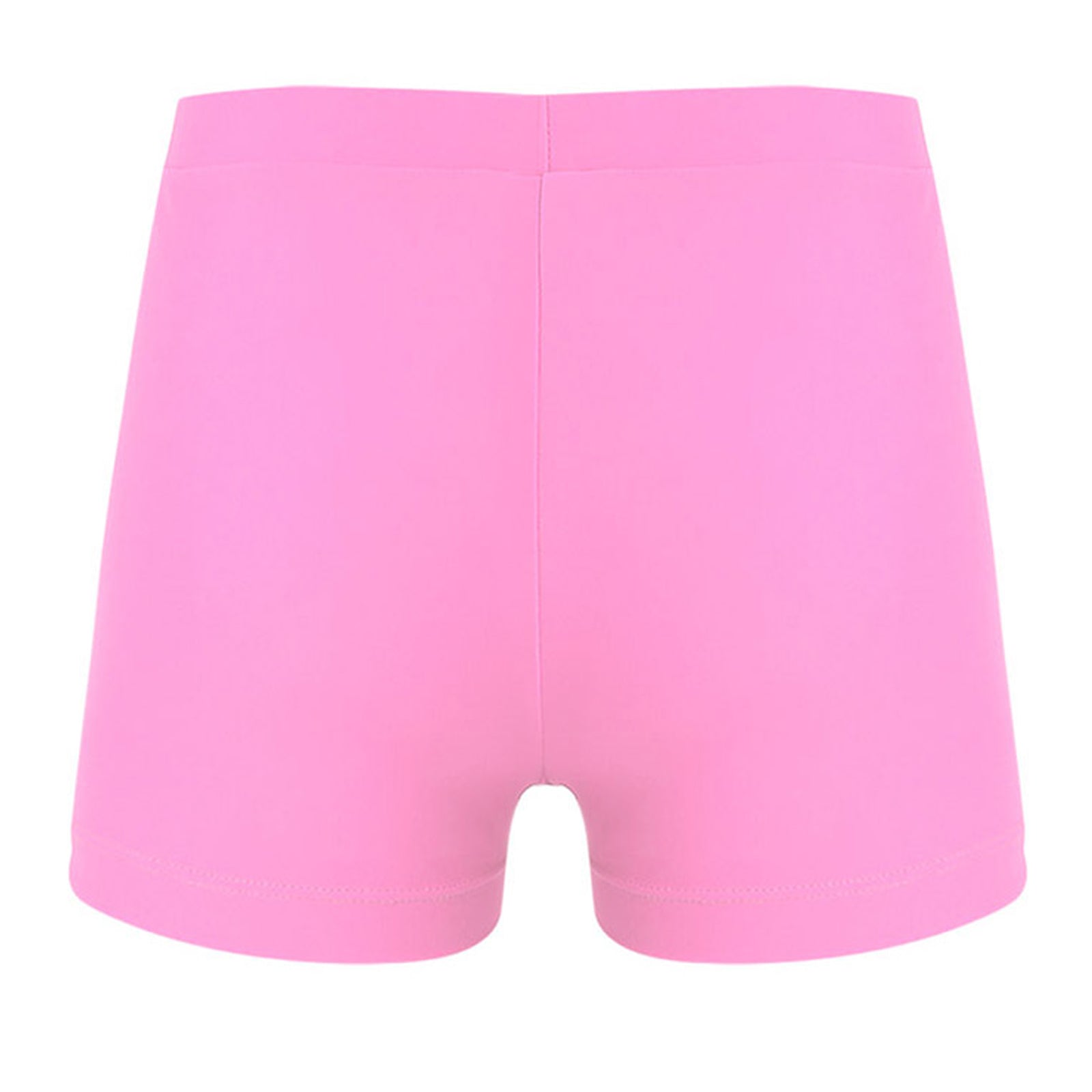 Child Girls Quick-dry Swimming Trunks Elastic Waistband Solid Color Swimwear Shorts Swimsuit Beach Pool Hot Spring Bathing Suit