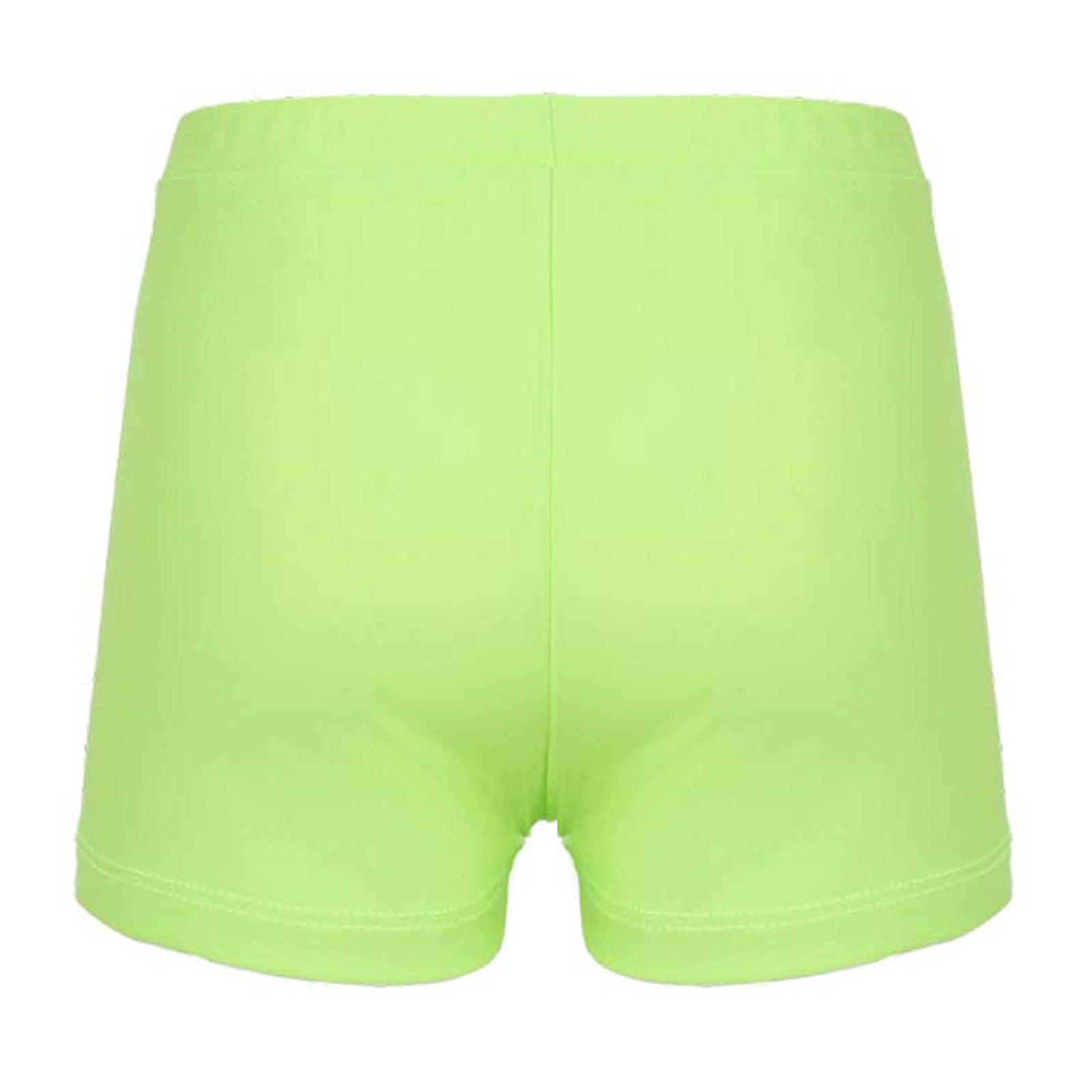 Child Girls Quick-dry Swimming Trunks Elastic Waistband Solid Color Swimwear Shorts Swimsuit Beach Pool Hot Spring Bathing Suit